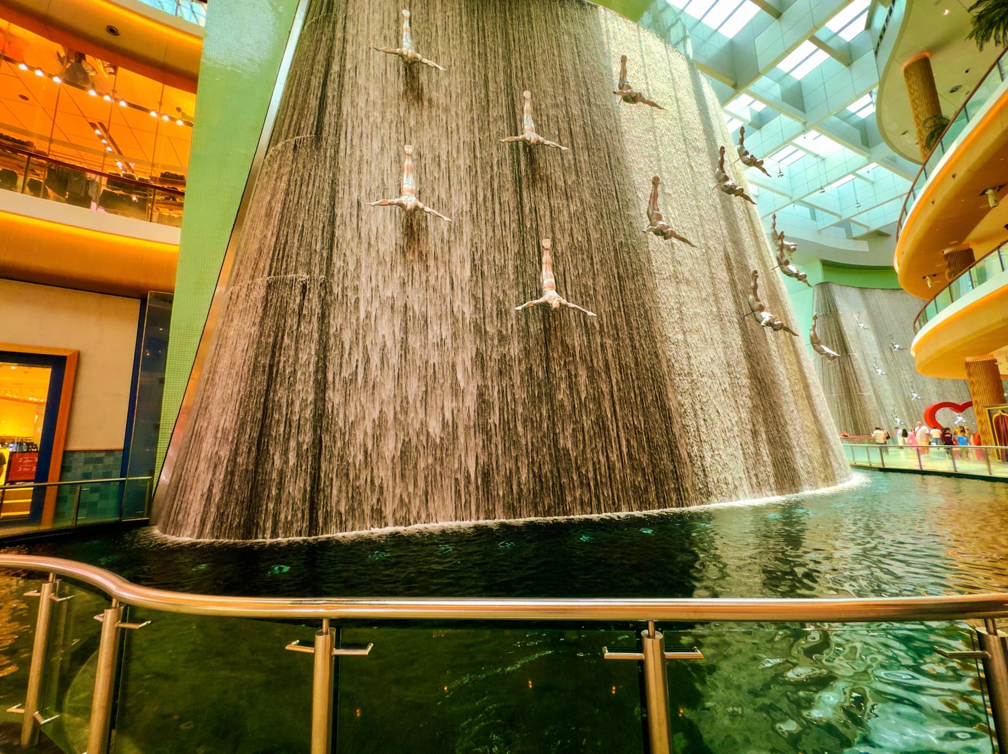 Dubai Mall Waterfalls