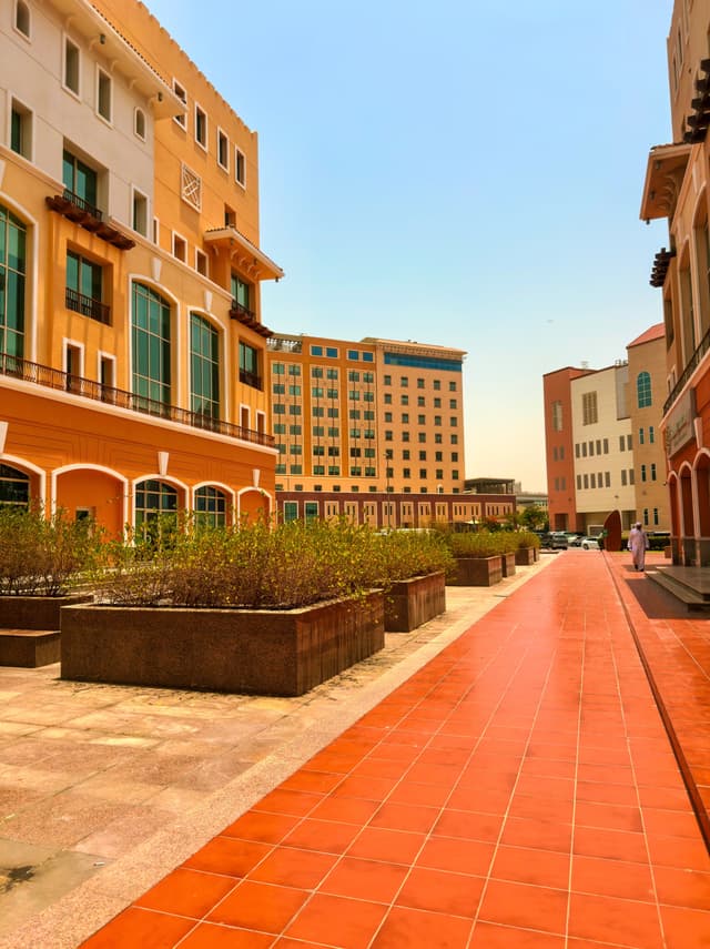 In front of the Somerset Clinic