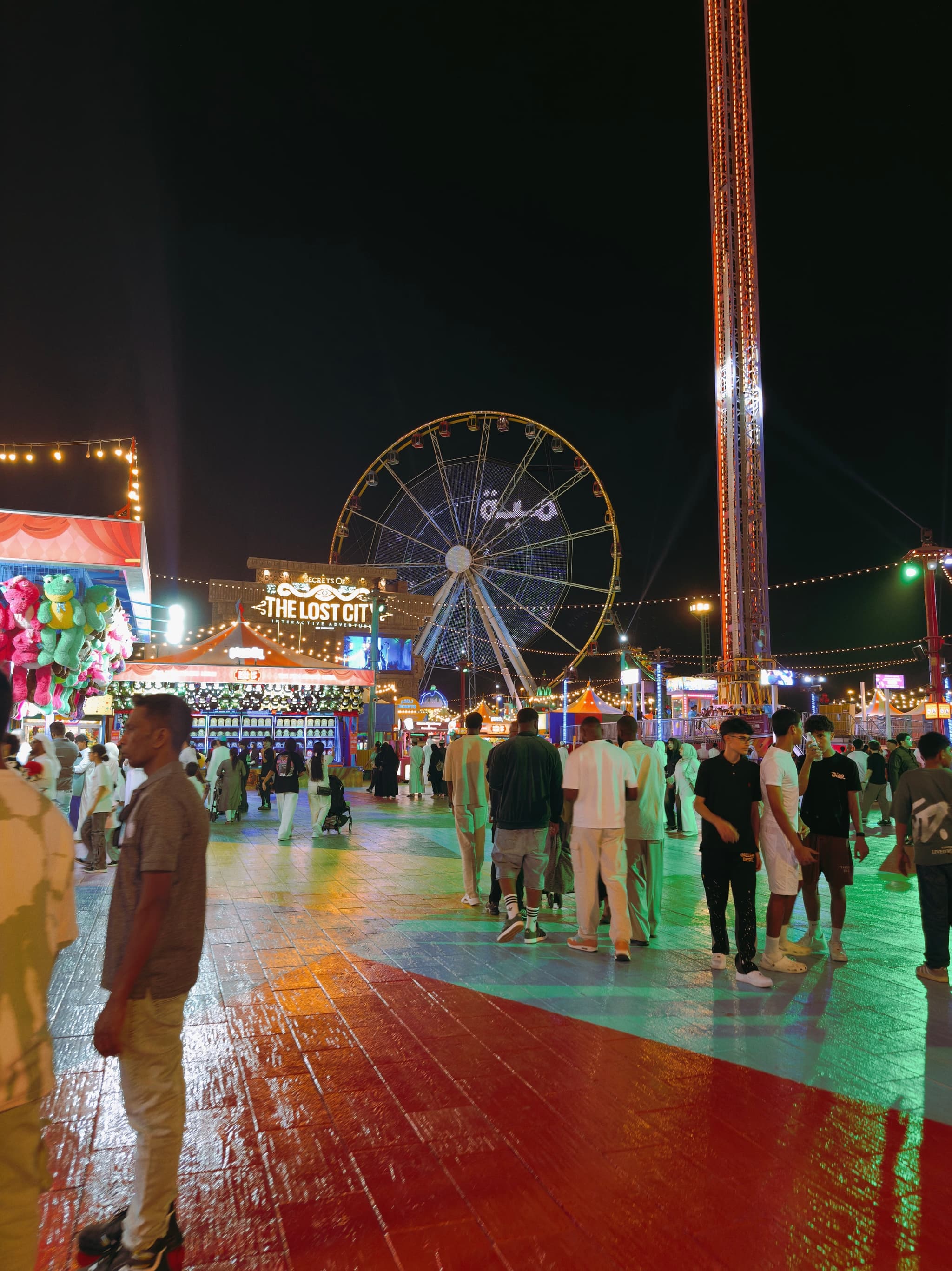 Lights, colours, and motion