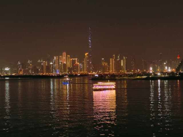 Dubai nights and quiet reflections.